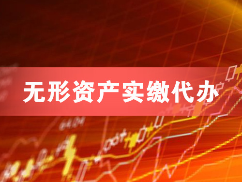 咸宁无形资产实缴资本代办