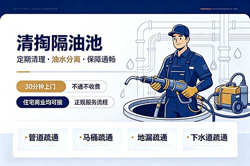 咸宁清掏隔油池
